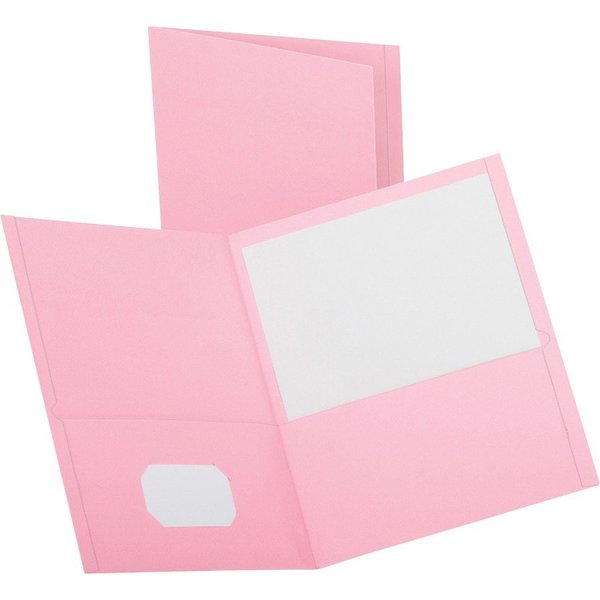 Oxford Folder, 2-Pocket, Letter, Pink Pk OXF57568